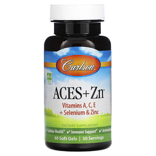Carlson, Aces + Zn, 60 capsules à enveloppe molle