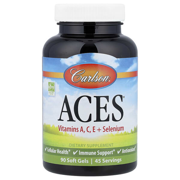 Carlson ACES®, Vitamins A, C, E + Selenium, 90 Softgels