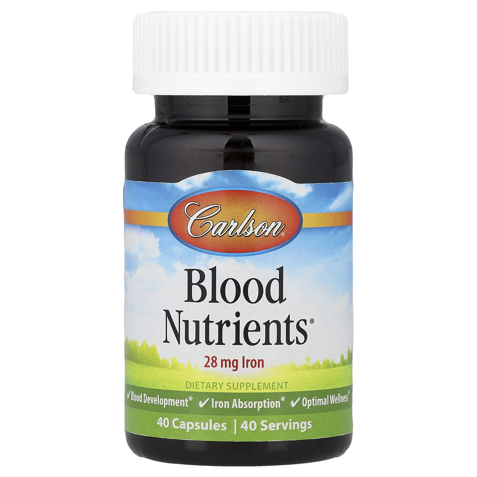 Carlson, Blood Nutrients®, 40 капсул