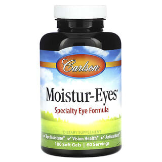 Carlson, Moistur-Eyes, 180 Soft Gels