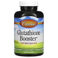 Carlson, Glutathione Booster, добавка с глутатионом, 180 капсул