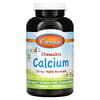 Calcium à croquer pour enfants, Arôme naturel de vanille, 250 mg, 120 comprimés