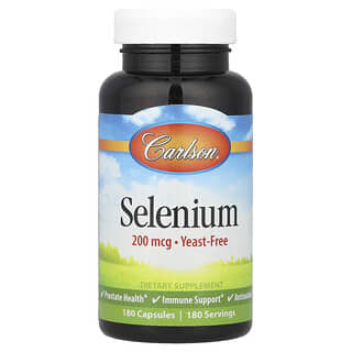 Carlson, Selenio, 200 mcg, 180 capsule