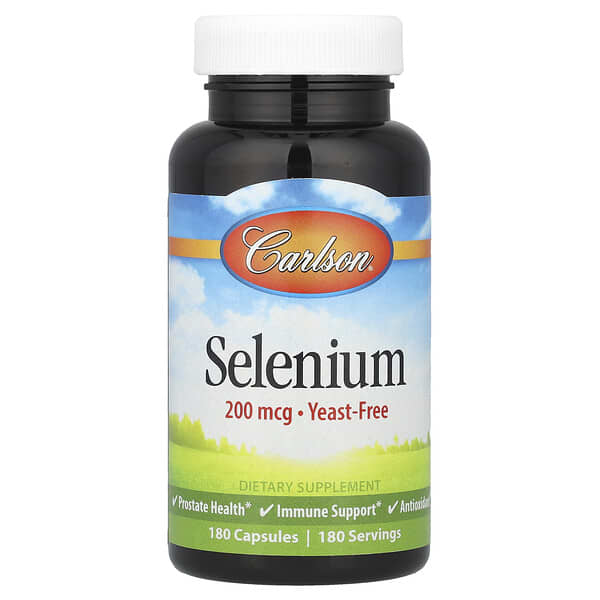 Carlson Selenium, 180 Capsules