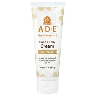 Carlson, ADE, Crème pour les mains et le corps, Non parfumée, 113 g