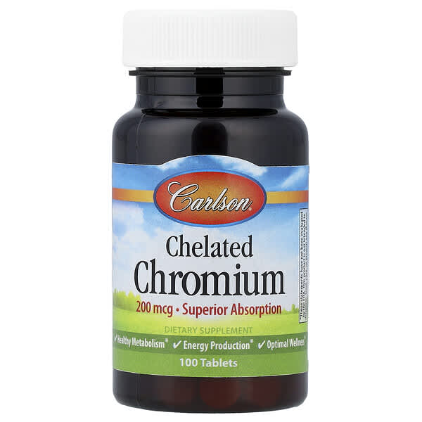 Chelated Chromium, 100 Tablets