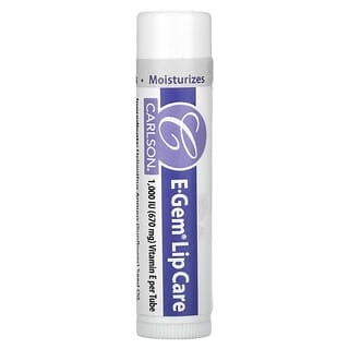 Carlson, E Gem, Lip Care, 1,000 IU, (670 mg), 1 Tube