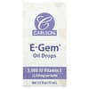 E Gem, 天然ビタミンEオイルドロップス, 1/2液量オンス