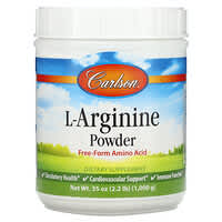 Carlson, L-arginina en polvo, 1000 g (2,2 lb)