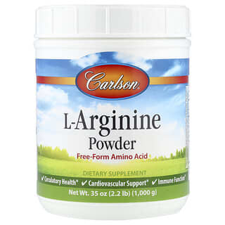 Carlson, L-Arginin-Pulver, 1.000 g (2,2 lb.)