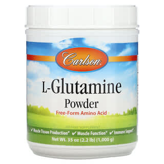 Carlson, L-Glutamina em Pó, 1.000 g (35 oz)
