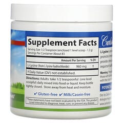 Carlson, L-Lysine Powder, 960 mg, 3.53 oz (100 g)