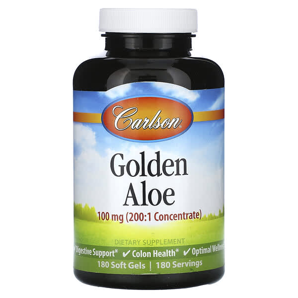 Golden Aloe, 100 mg, 180 Soft Gels