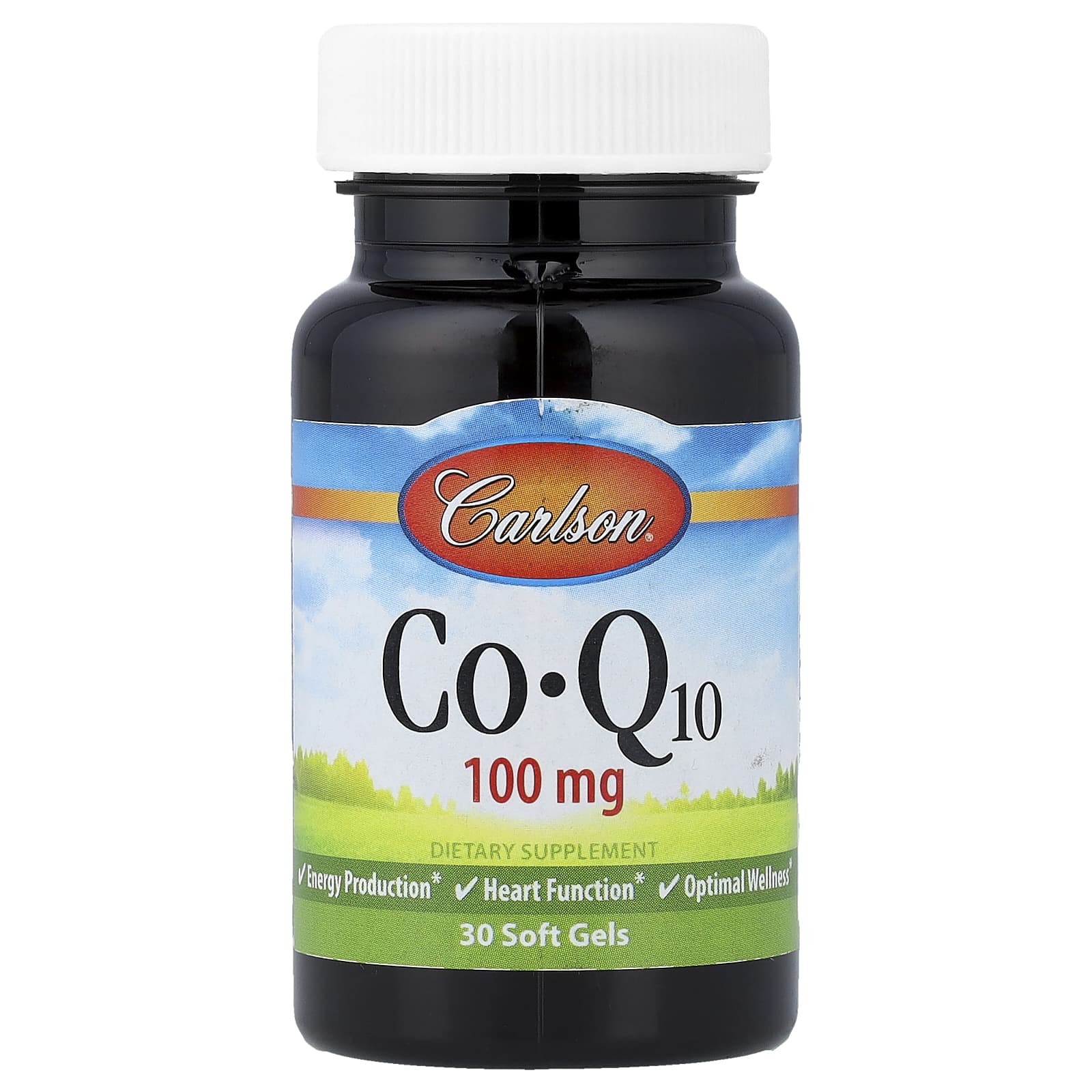 Carlson, коэнзим Q10, 100 мг, 30 капсул