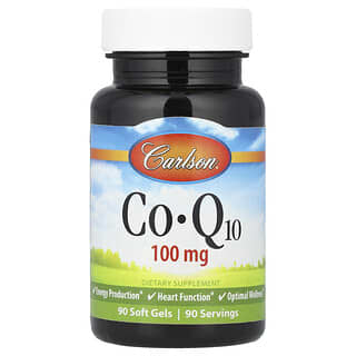 Carlson, CoQ10, 100 mg, 90 capsules molles