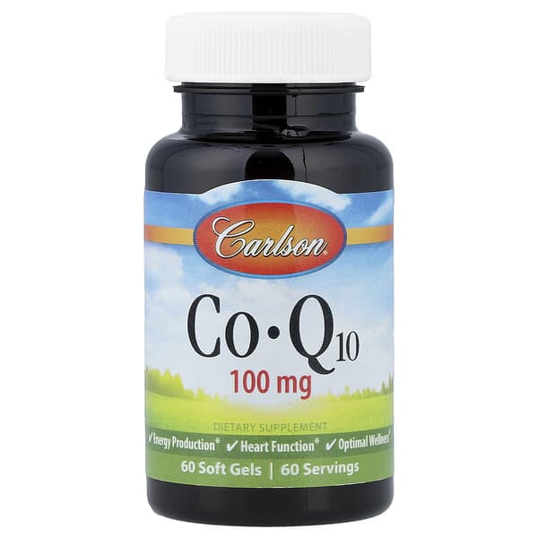 CoQ10, 100 mg, 60 Soft Gels
