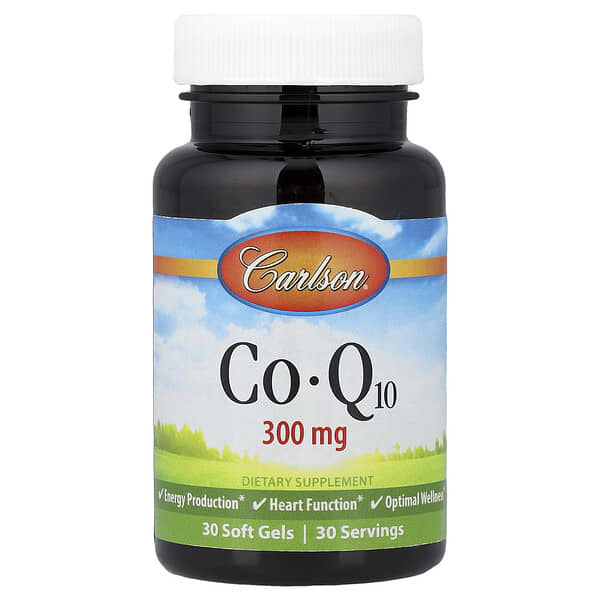 CoQ10, 300 mg, 30 Soft Gels
