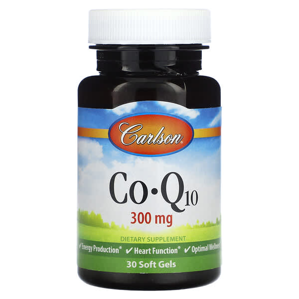Carlson, CoQ10, 300mg, 소프트젤 30정