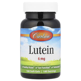 Carlson, Lutein, 180 Soft Gels