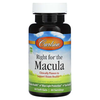 Carlson, Right for the Macula, 60 Soft Gels