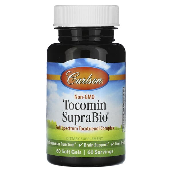 Carlson, Tocomin SupraBio 軟凝膠，60 粒裝