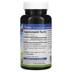 Carlson, Lycopene, 15 mg, 180 Soft Gels