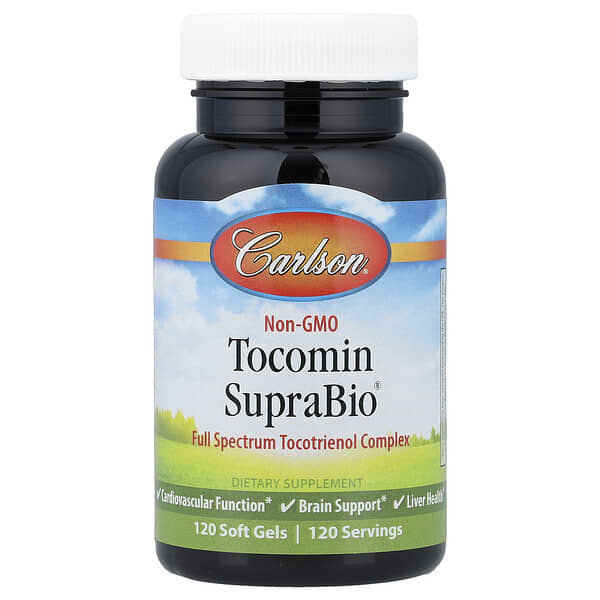 Carlson, Tocomin SupraBio, 120 Soft Gels