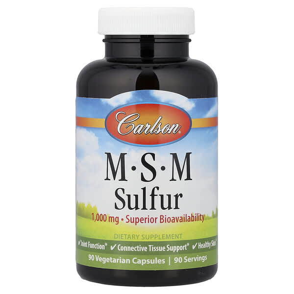 MSM Sulfur, 90 Vegetarian Capsules