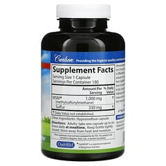 Carlson, MSM Sulfur, 1,000 mg, 180 Vegetarian Capsules