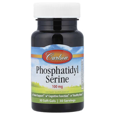 Carlson, Phosphatidyl Serine , 100 mg, 30 Soft Gels