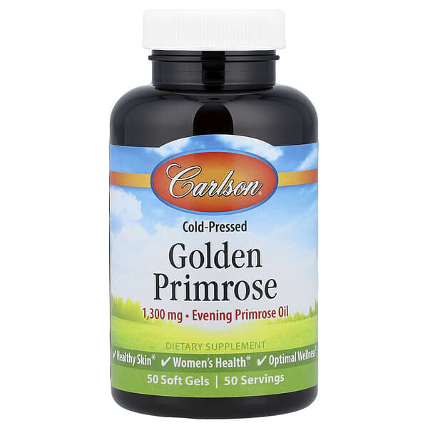 Cold-Pressed Golden Primrose, 50 Soft Gels