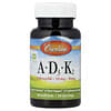 Vitamins A - D3 - K2, 60 Soft Gels