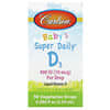 فيتامين د3 للأطفال Baby's Super Daily،‏ 10 مكجم (400 وحدة دولية) 0.086 أونصة سائلة (2.54 مل)