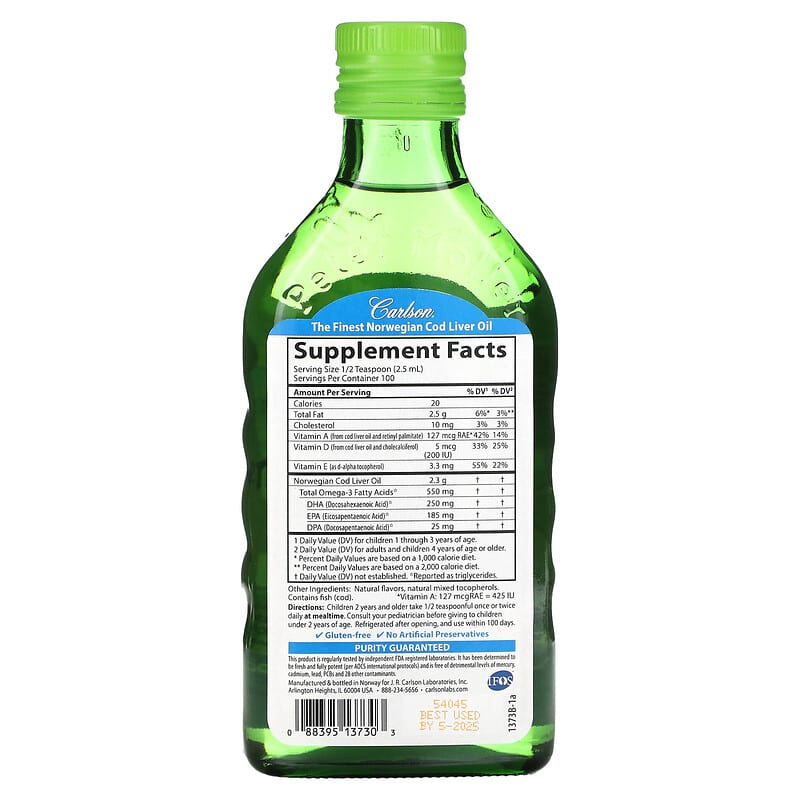 Aceite de Hígado de Bacalao - 250 mL — Droguería Paysandú