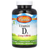 Vitamina D3, 25 mcg (1000 UI), 360 cápsulas blandas