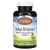 Solar D Gems® , Vitamin D3 + Omega-3s, Natural Lemon, 120 Soft Gels
