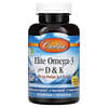 Elite Omega-3 Plus D & K, saveur naturelle de citron, 60 gélules molles.