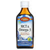 MCT y omega-3, Lima limón natural, 200 ml (6,7 oz. Líq.)