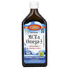 MCT & Omega-3, Keto Friendly, Natural Lemon Lime, 16.9 fl oz (500 ml)
