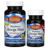 Maximum Omega Minis, Limón natural, 1000 mg, 80 minicápsulas blandas (500 mg por cápsula blanda)