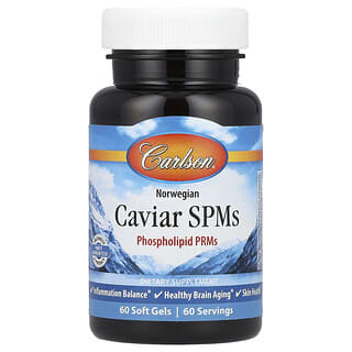 Carlson, SPMs de Caviar, 60 Cápsulas Softgel