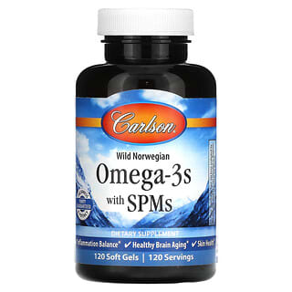 Carlson, Omega-3-Fettsäuren mit SPM, 120 Weichkapseln