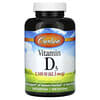 Vitamin D3, 62.5 mcg (2,500 IU), 360 Soft Gels