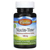 Niacin-Time, 500 mg, 50 vegetarische Tabletten