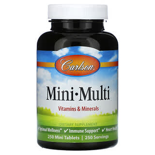 Carlson, Mini Multi, 250 мини-таблеток