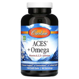 Carlson, ACES + Omega，180 粒软凝胶