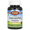 Gomitas de astaxantina fermentada con vitamina C, Cereza natural, 8 mg, 46 gomitas vegetales (4 mg por gomita)