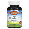 Black Elderberry  Gummies, Natural Berry, 100 mg, 60 Vegetarian Gummies (50 mg per Gummy)
