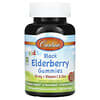 Kid's Black Elderberry Gummies, Natural Berry, 50 mg, 60 Vegetarian Gummies