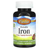 Ferro Mastigável, Morango Natural, 30 mg, 120 Comprimidos (15 mg por Comprimido)